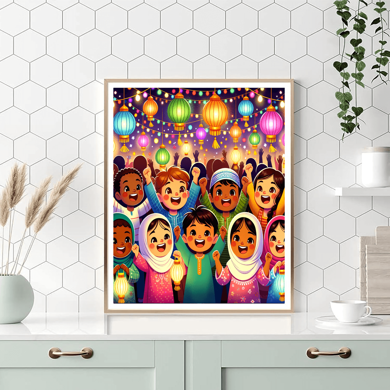 Festival Of Lights Celebration Painting By Numbers Kit