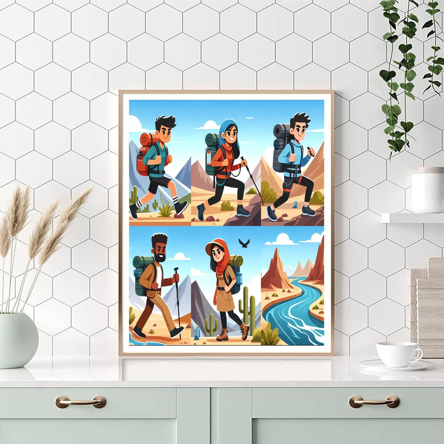 Wild Wanderlust Painting Number Kit