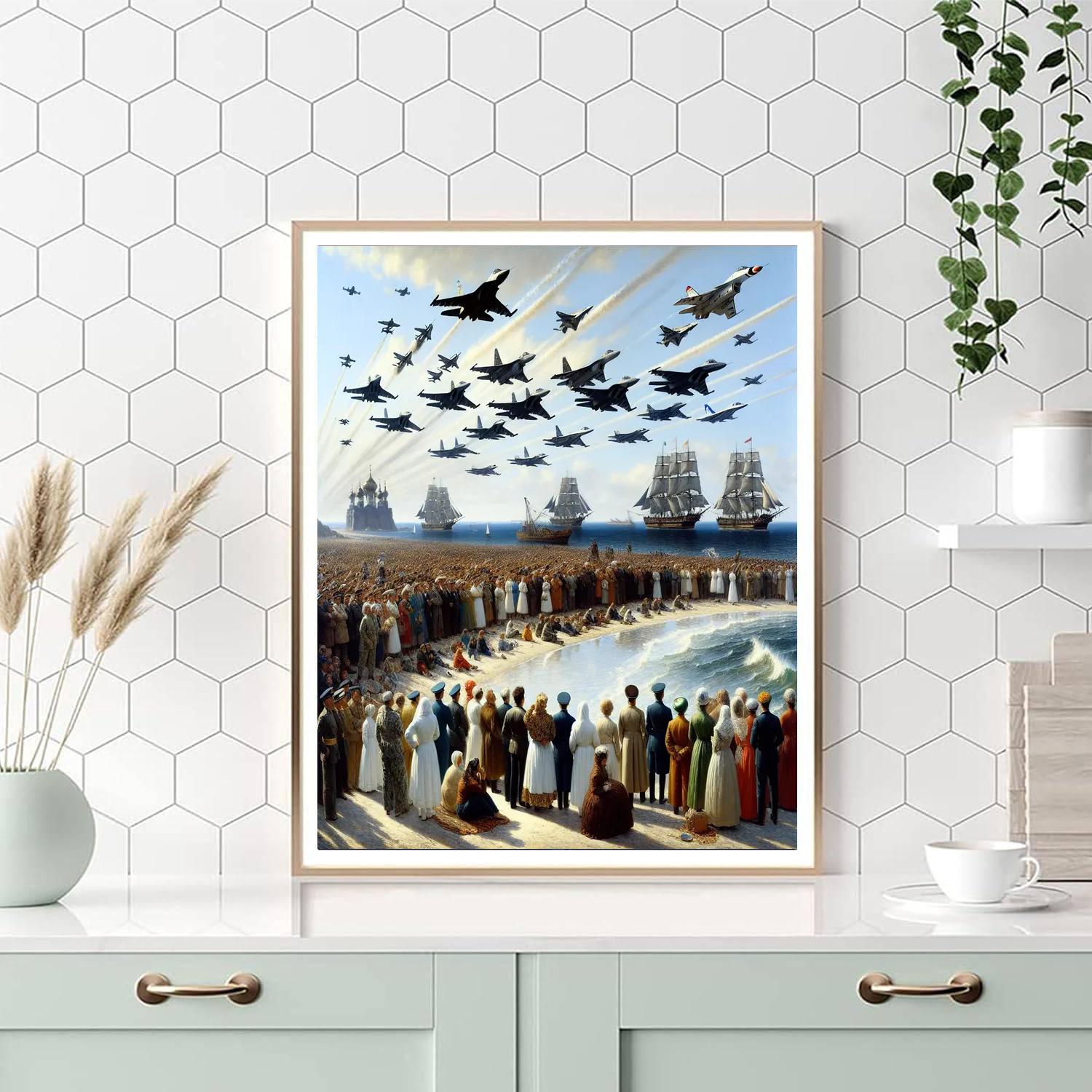 Jersey International Air Display Paint By Number