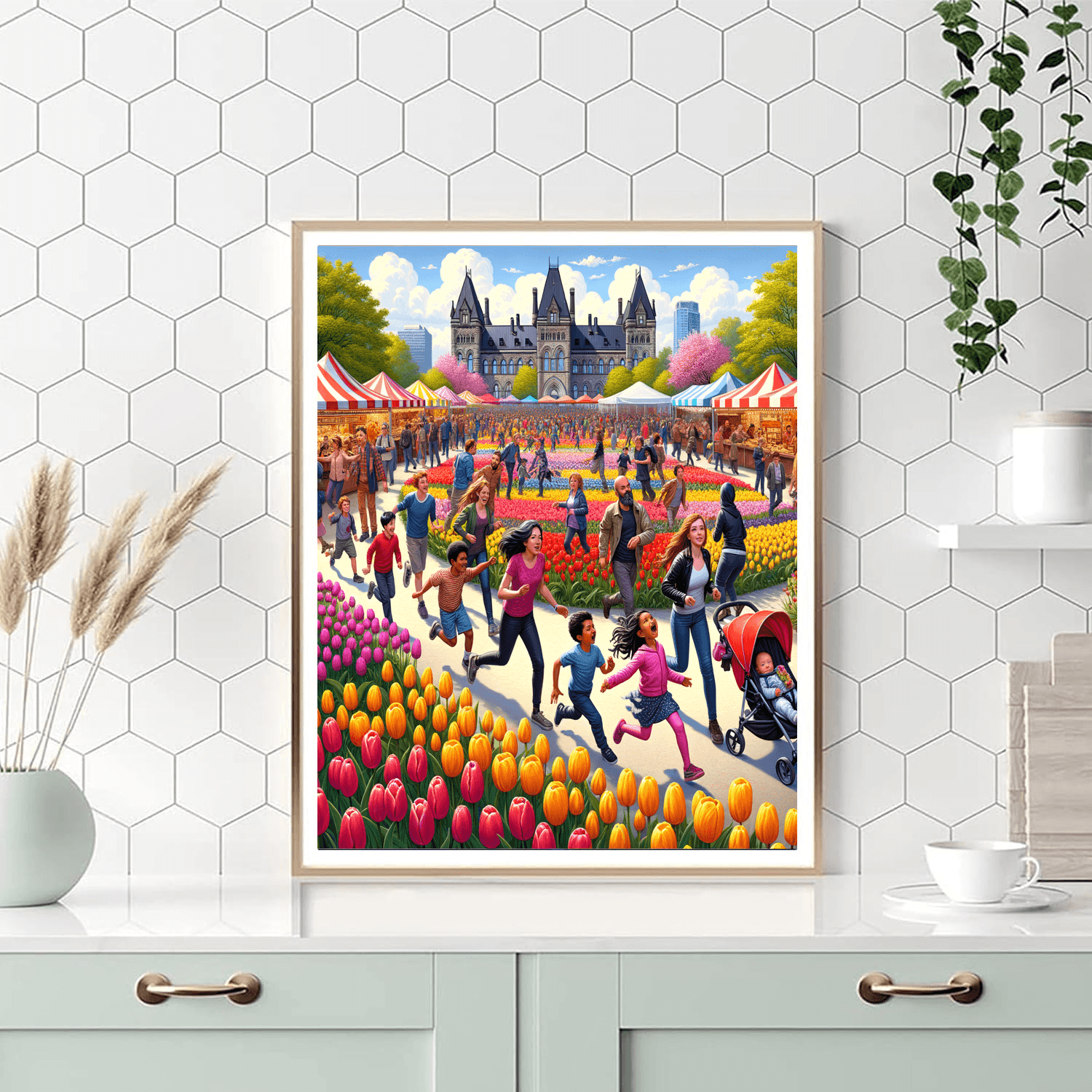 Tulip Festival - Canada Paint By Color