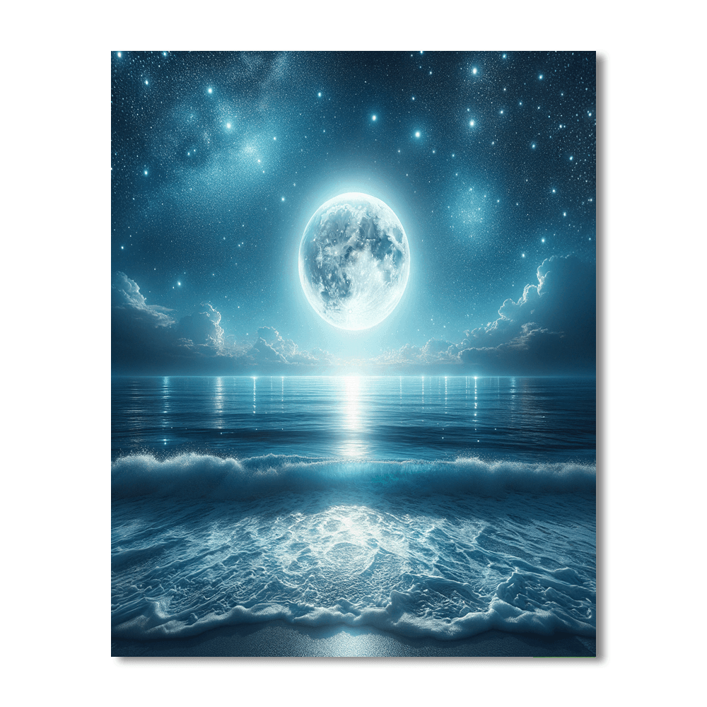 Starlit Ocean Escape DIY Paint By Numbers