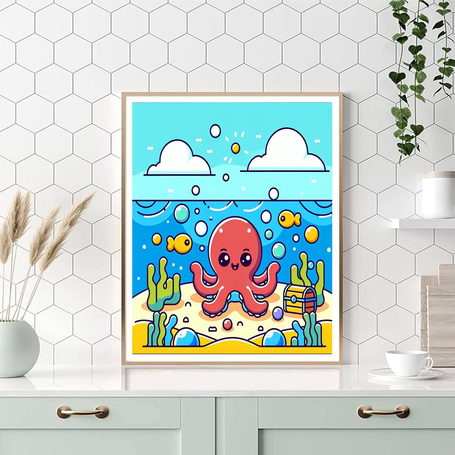 Oceanic Quest For Treasures DIY Paint By Numbers