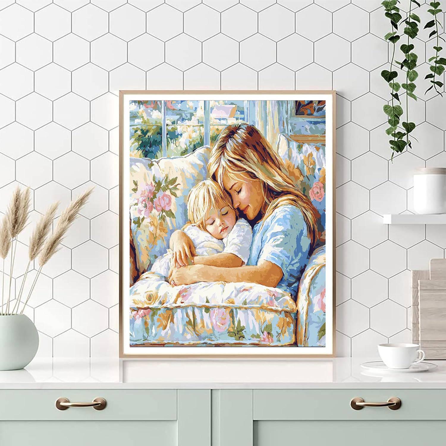 A Mother’s Gentle Touch Numbered Painting Kits