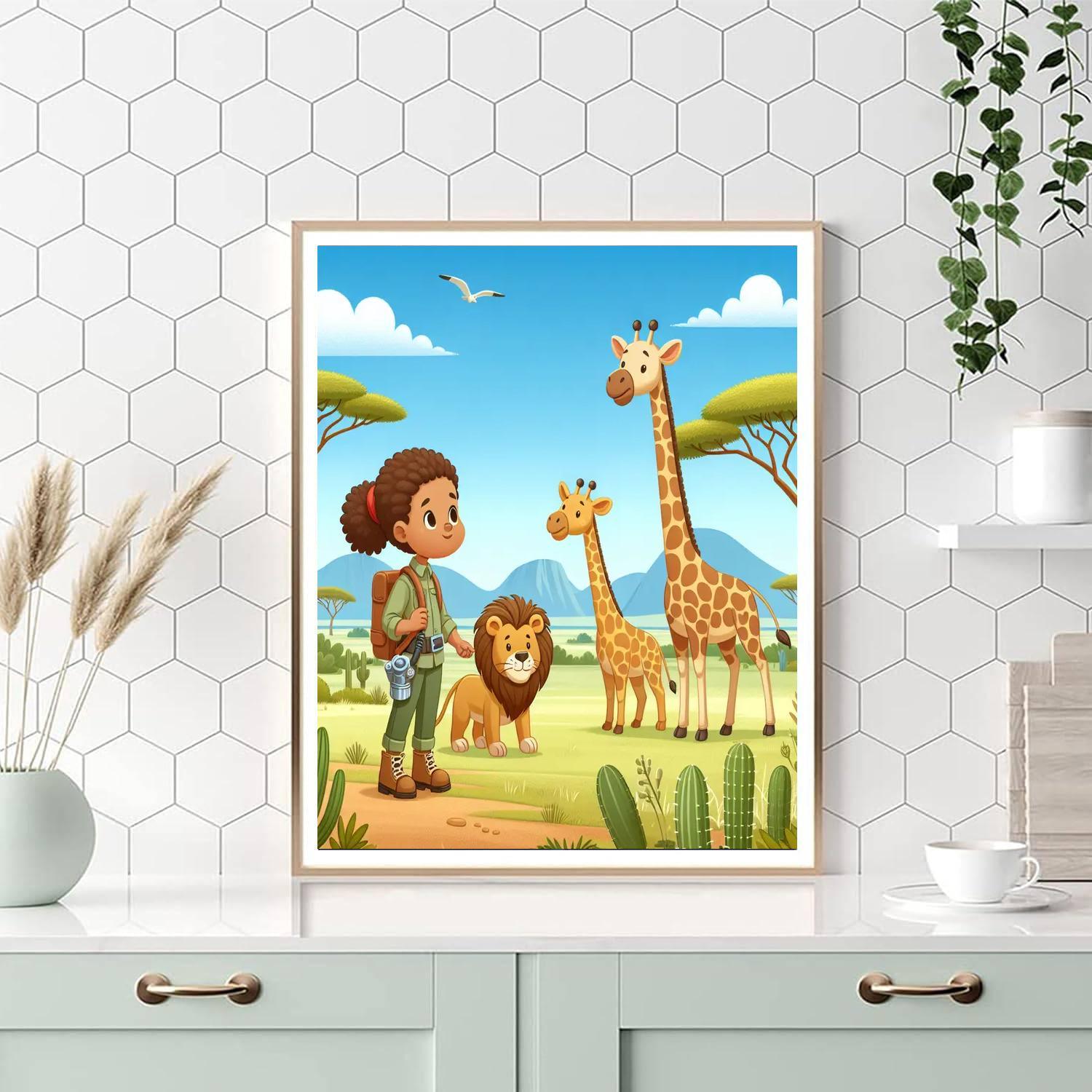 Safari Explorer Expedition Paint By Numbers