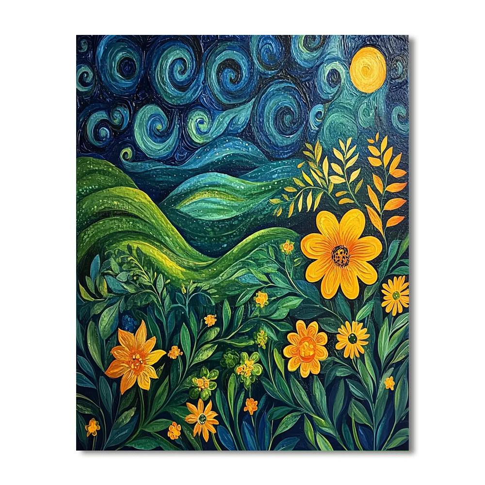 Frida Kahlo Inspired Winds Of Cultural Harmony  Numbered Painting Kits