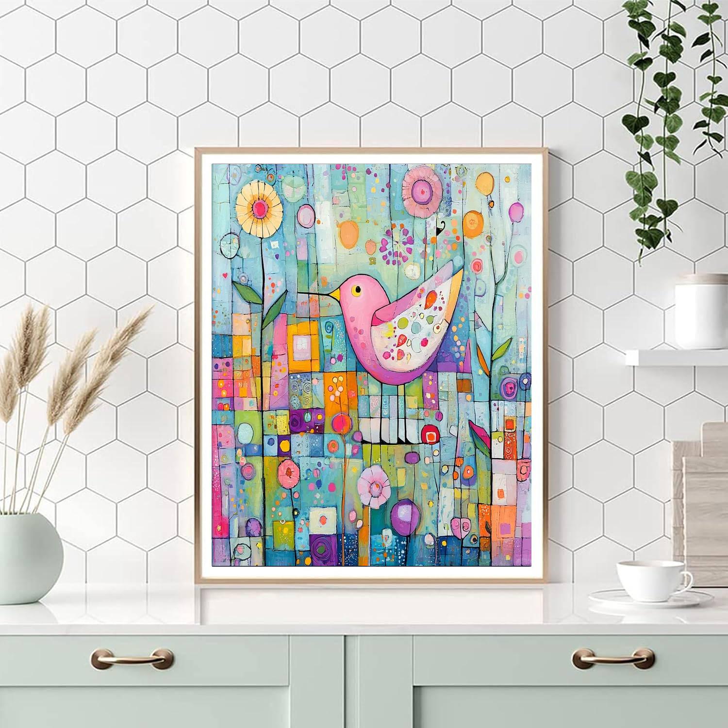 Paul Klee Inspired Melody In Abstraction  Paint By Number