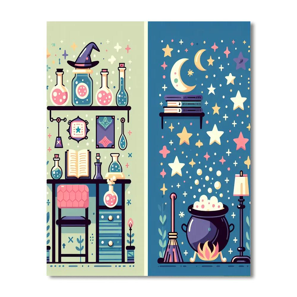 Wizard Workshop Paint By Numbers Art