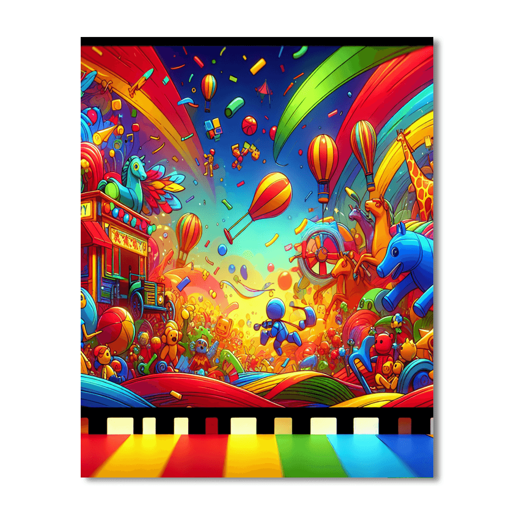Toy Story Magic Paint By Numbers Art