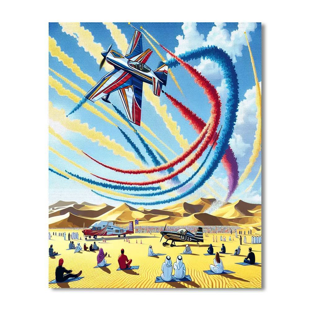 Al Ain Air Championship - Uae Paint By Numbers Kits
