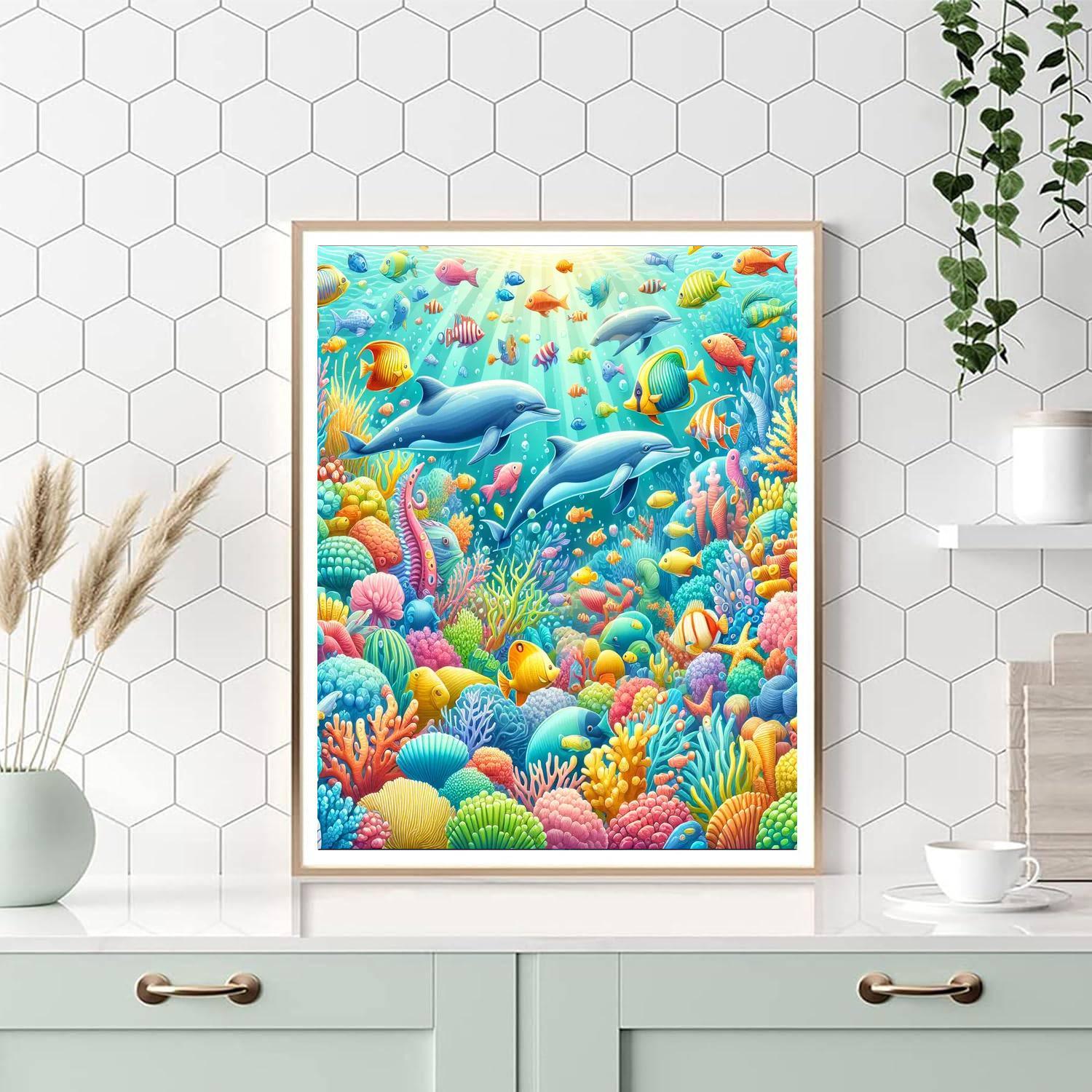 Mystical Underwater Paradise Paint By Numbers