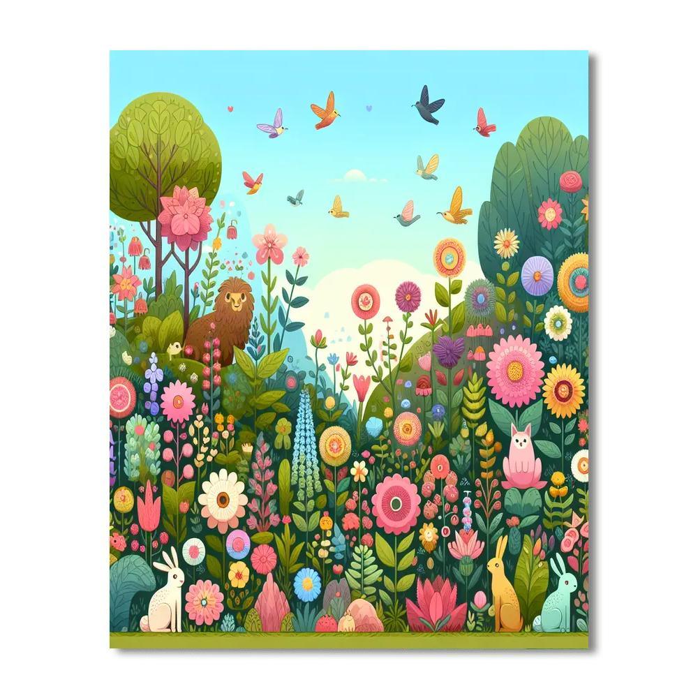 Enchanted Garden Expedition Paint By Color