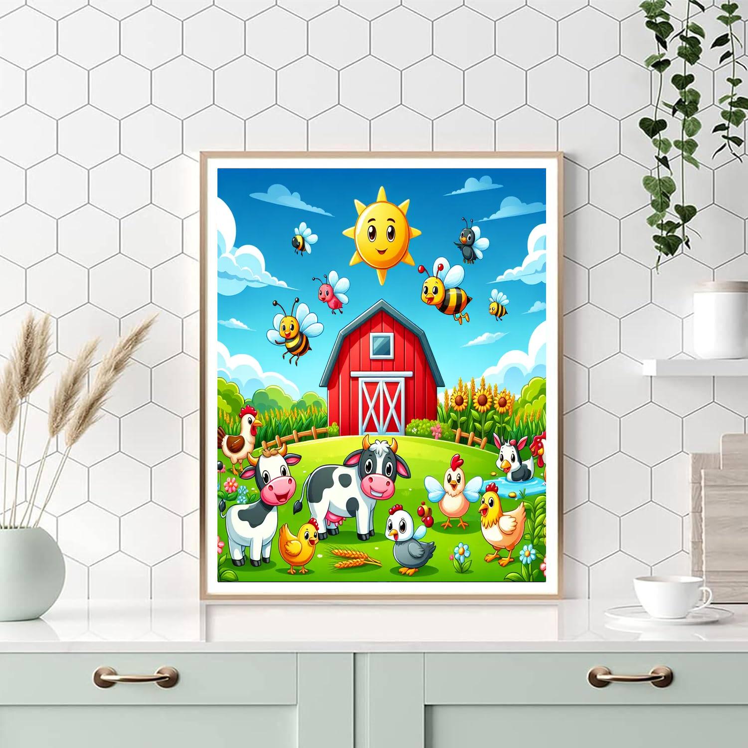 Busy Bee Farm Numbered Painting Kits