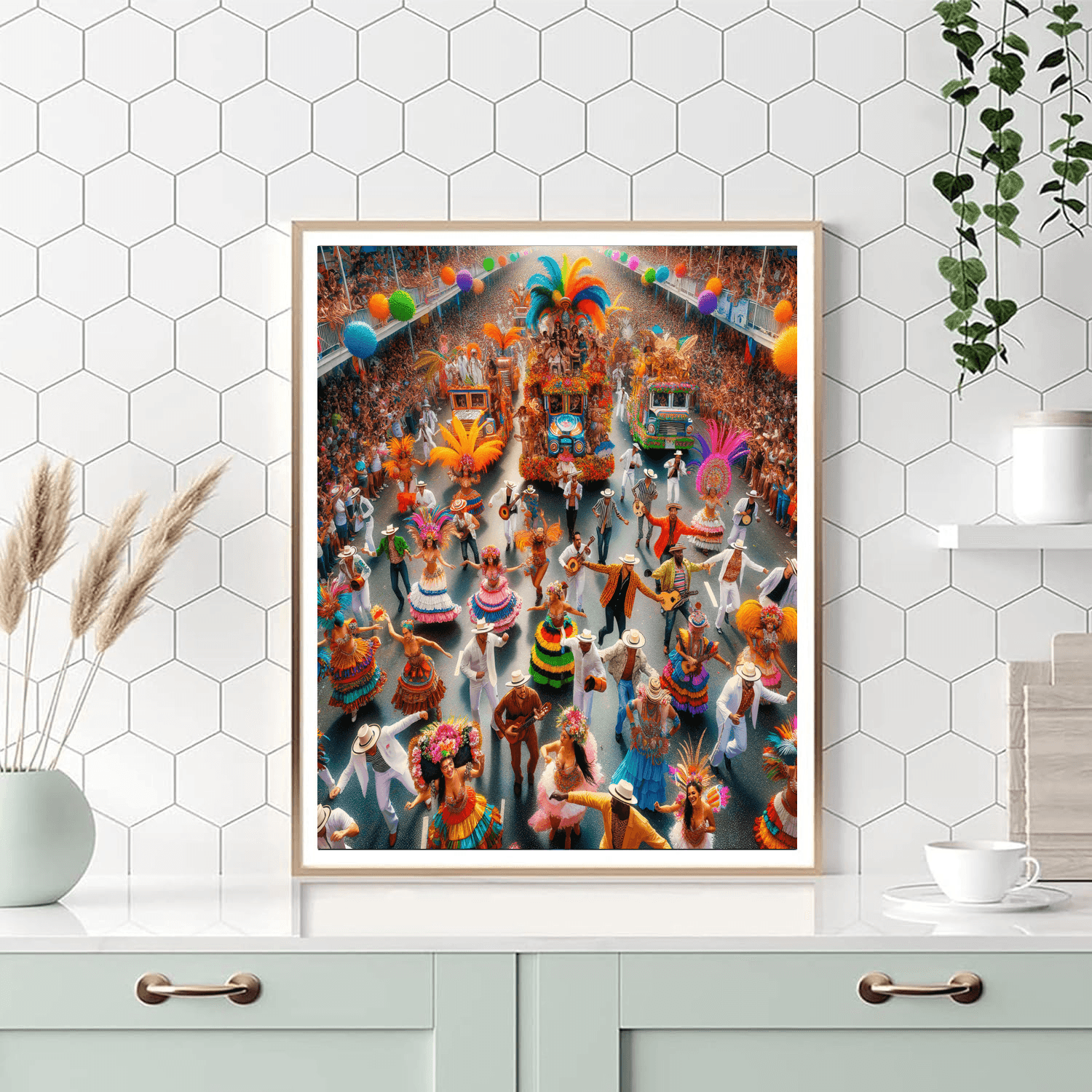 Carnival Of Barranquilla - Colombia Number Painting