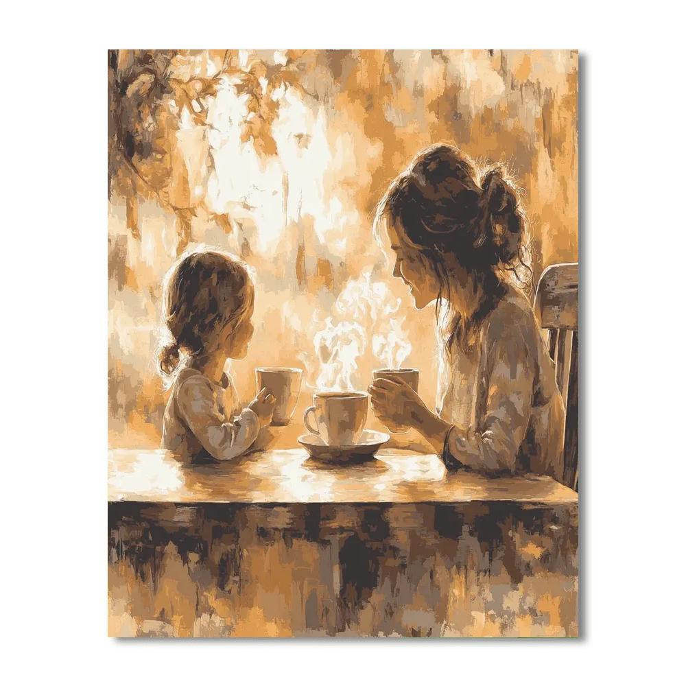 Morning Coffee Together DIY Paint By Numbers