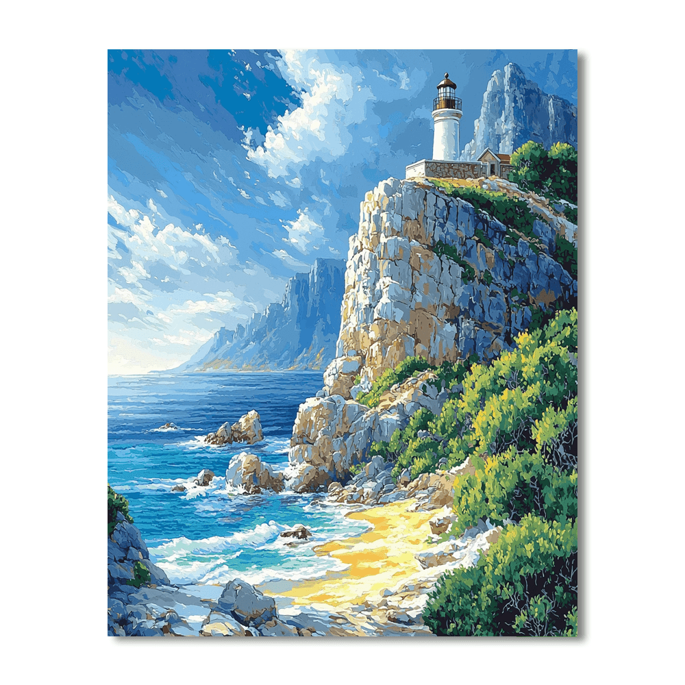 Cape Point - Cape Town DIY Paint By Numbers