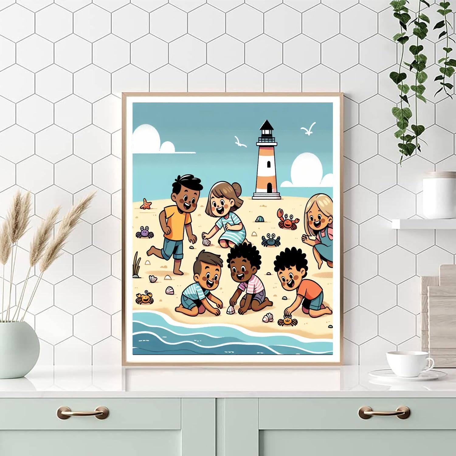 Seaside Adventures Painting By Numbers Kit
