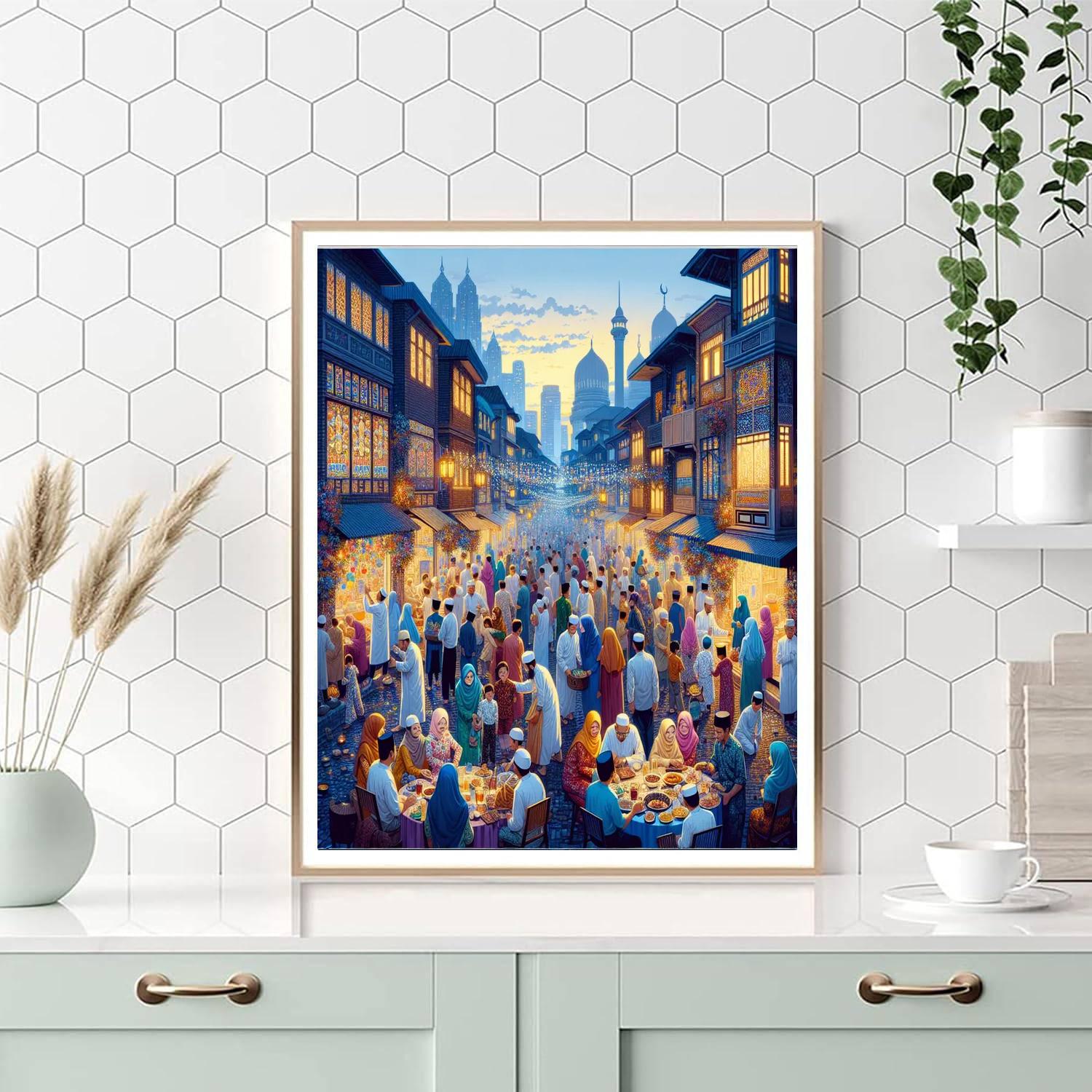 Eid Al-fitr Festivities - Jakarta, Indonesia Paint By Numbers