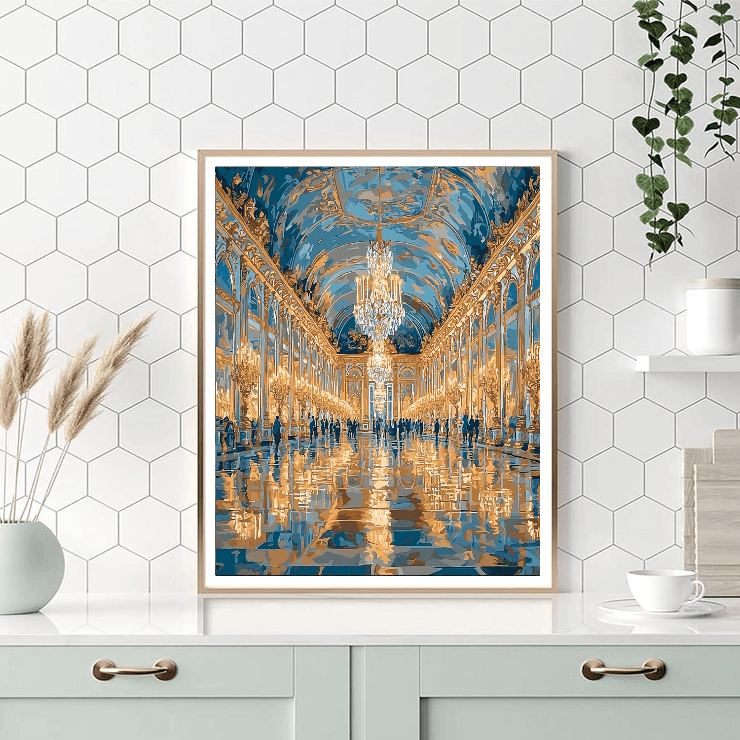 Hall Of Mirrors, Versailles Numbered Painting Kits