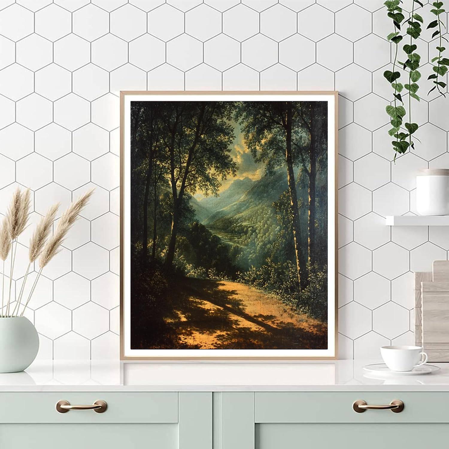 Caravaggio Inspired Nature's Dramatic Reverie  Paint By Color