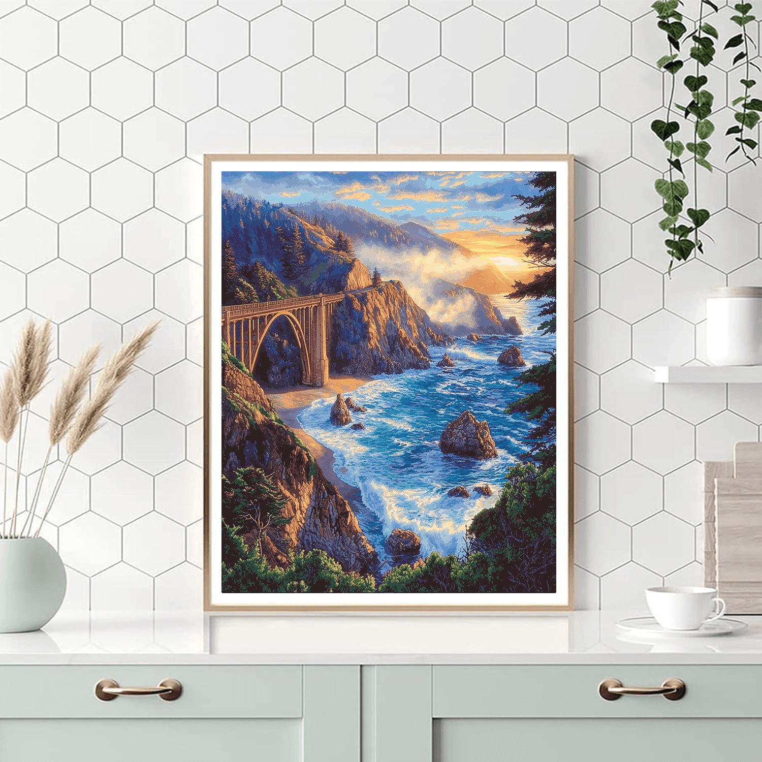 The Big Sur Coast Numbered Painting Kits