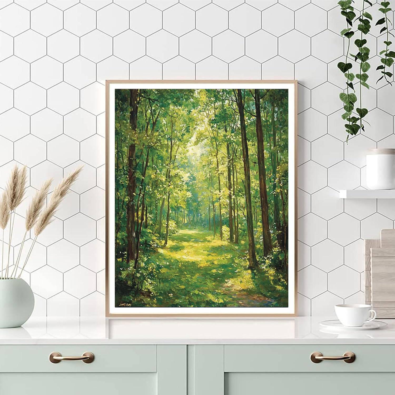 Claude Monet Inspired Enchanted Wilderness Retreat  Paint By Numbers