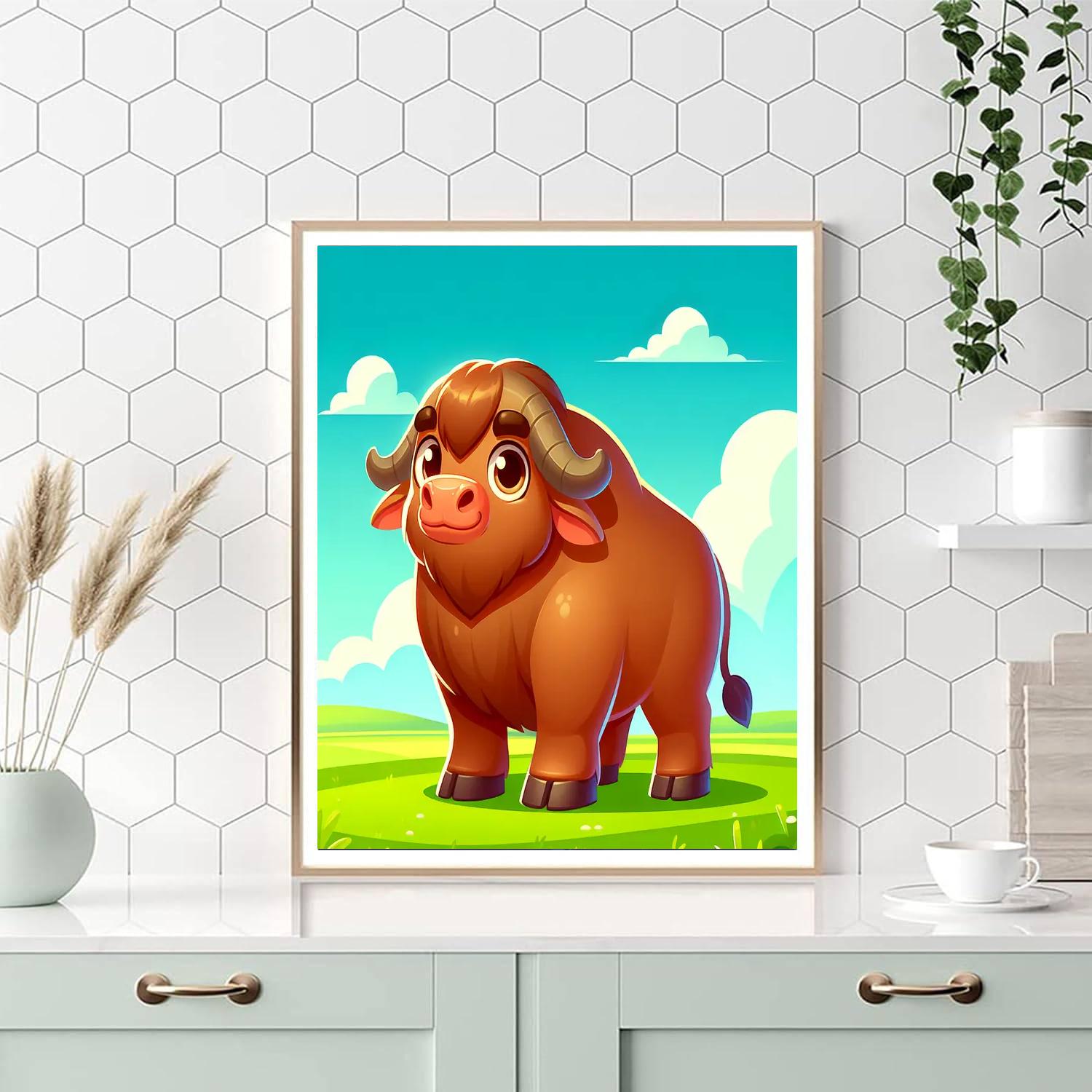 Bold Buffalo Paint By Number