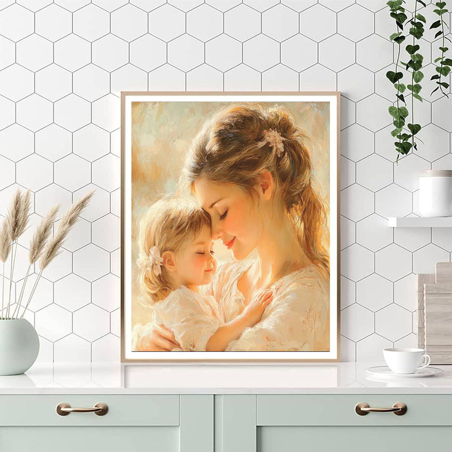 A Mother's Kiss Paint By Number