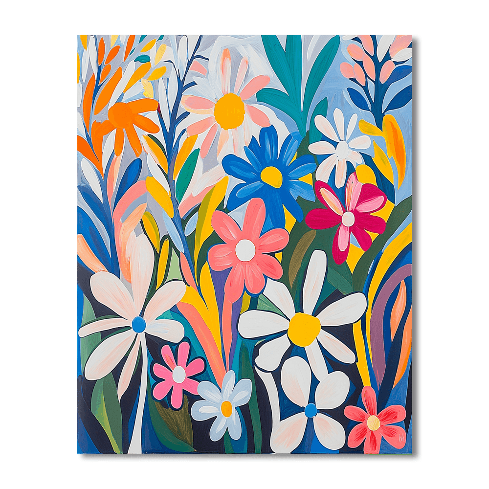 Henri Matisse Inspired Floral Melodies  Paint By Numbers Kits