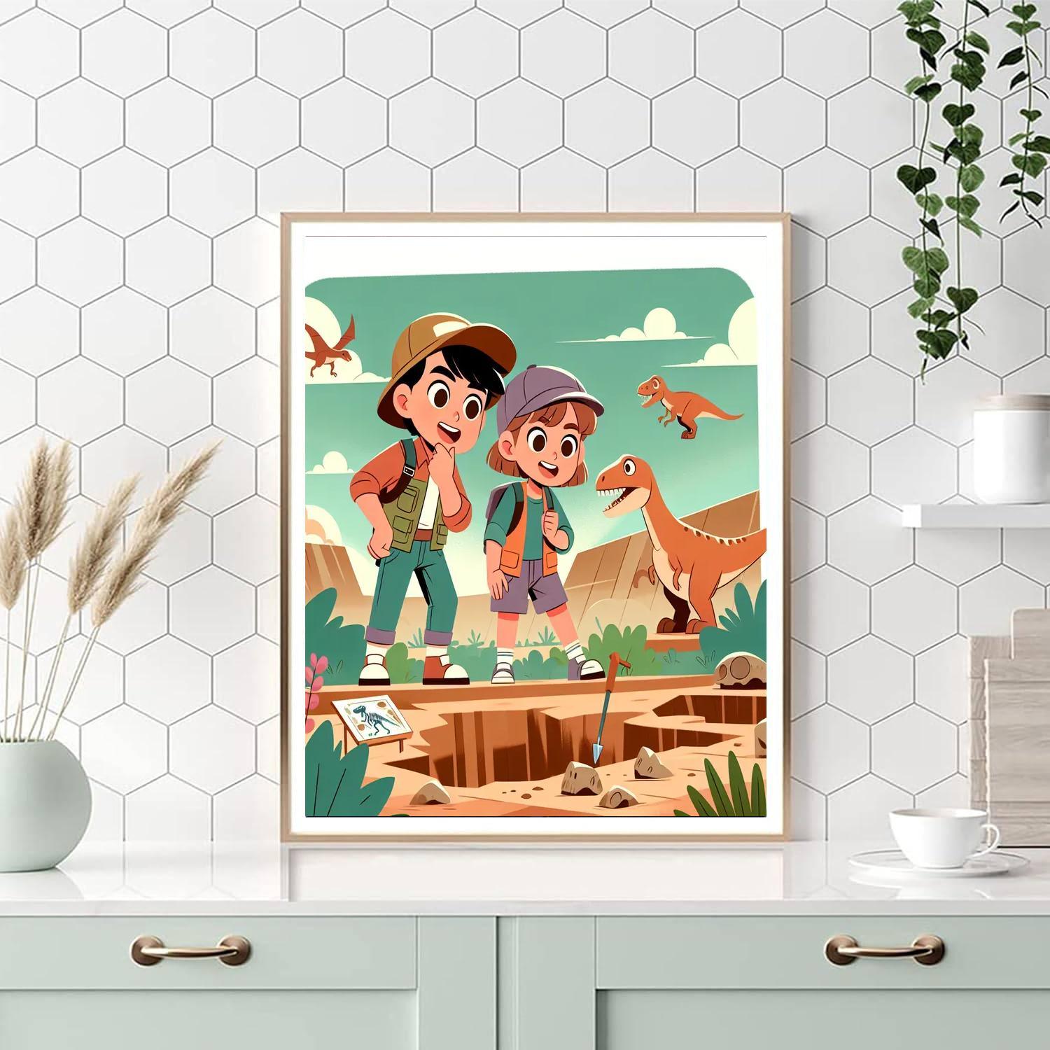 Fossil Frenzy Number Painting