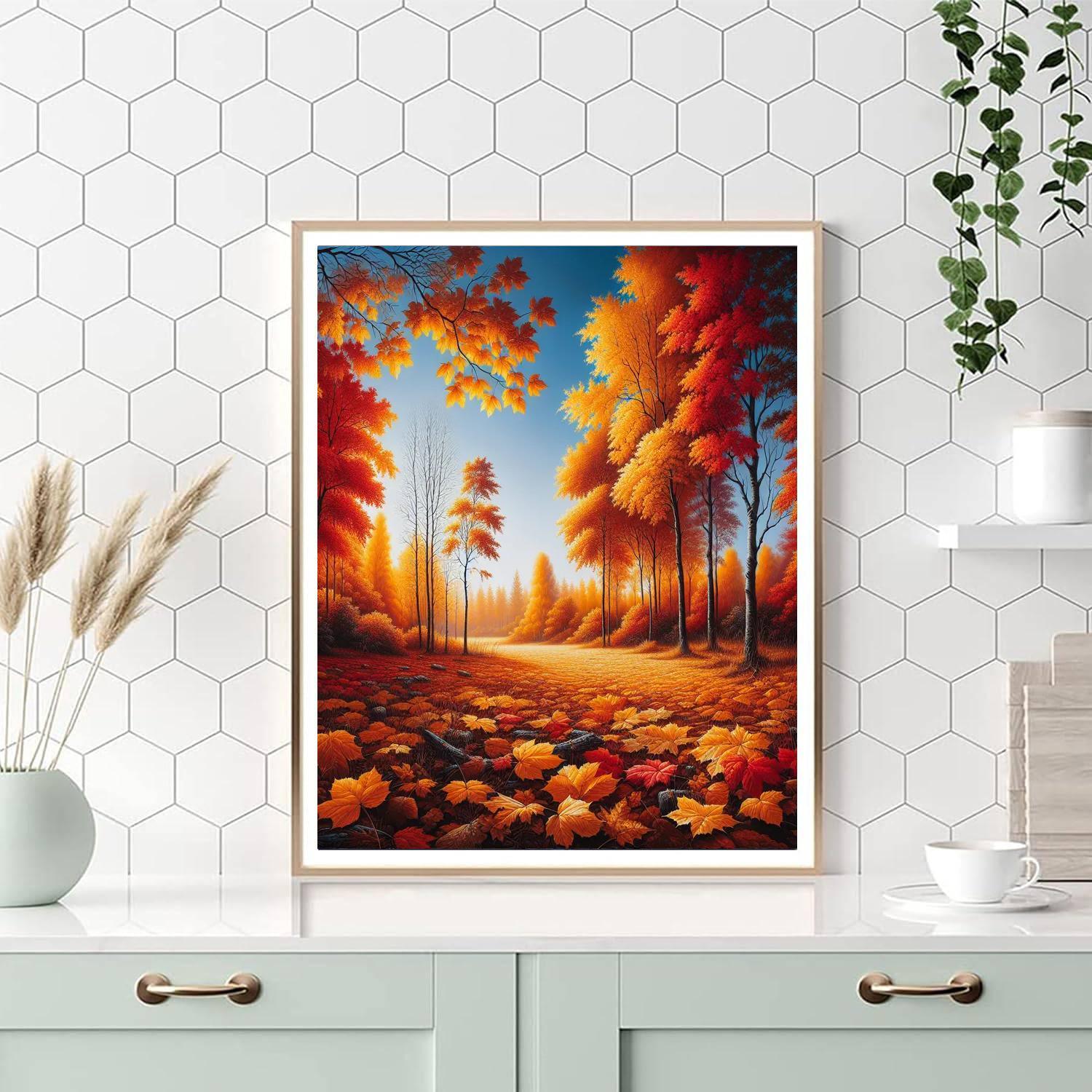 Blissful Autumn Escape Paint By Numbers Kits