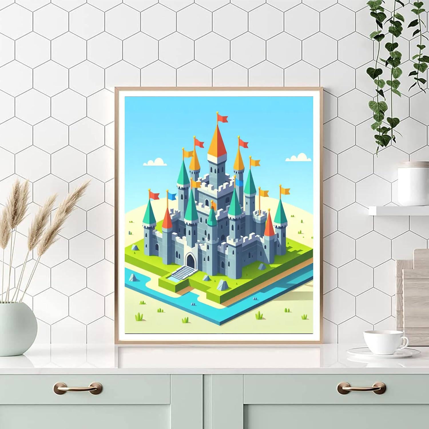 Fantasy Castle Builders Paint By Numbers Kits