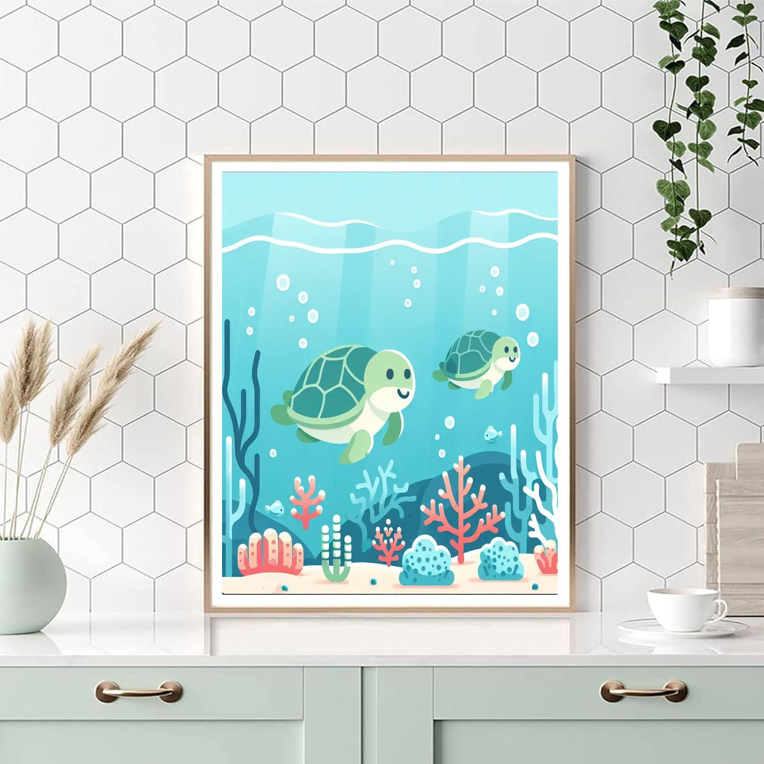 Coral Reef Carousel Paint By Color