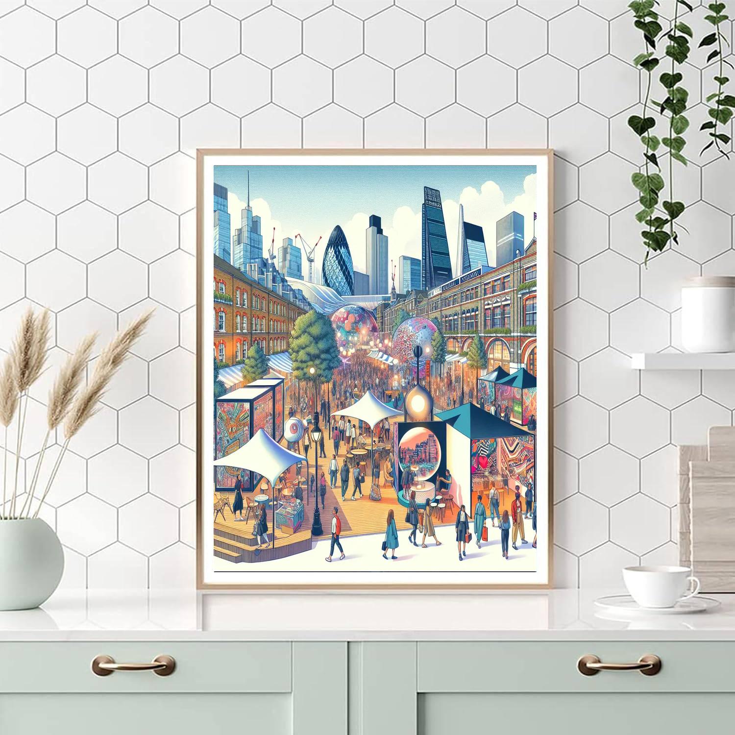 London Design Festival - United Kingdom Number Painting