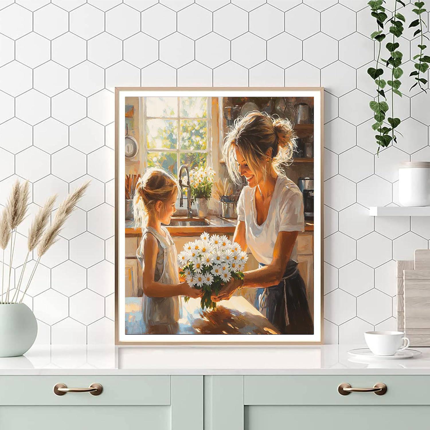 A Mother's Radiant Smile Paint By Number