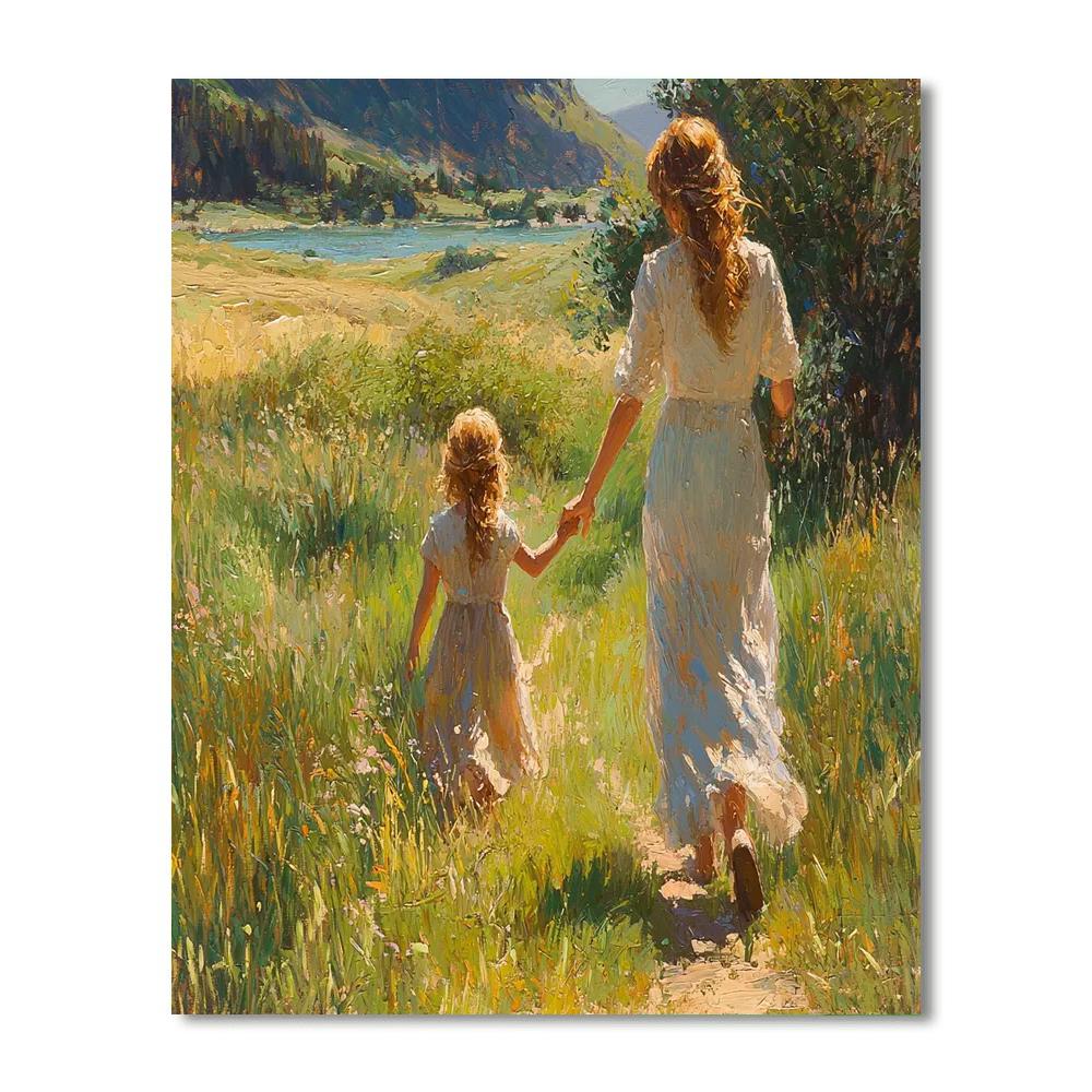The Power Of A Mother’s Hand Paint By Color