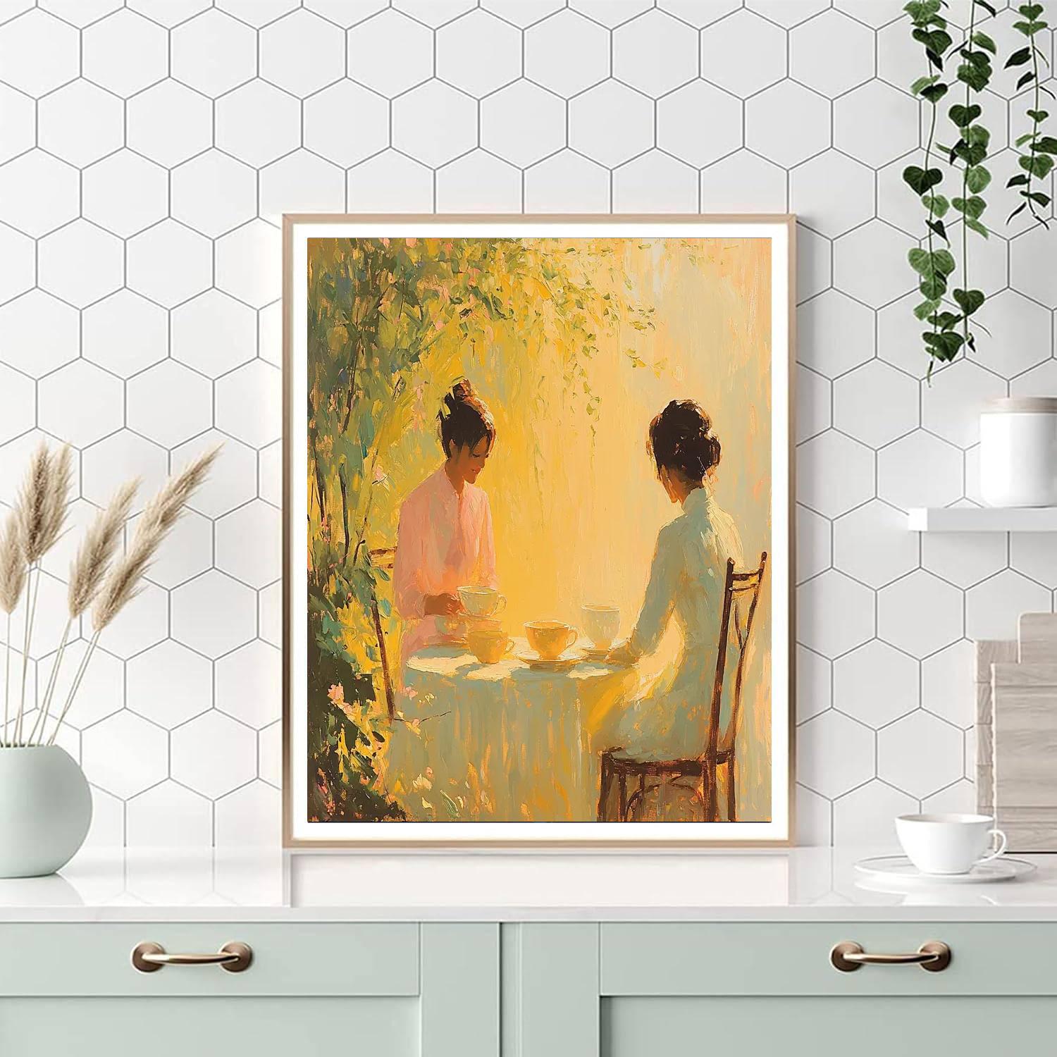 Mom's Evening Tea Paint By Number