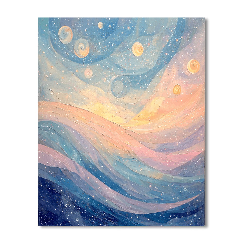 Klee Inspired Celestial Whispers - DIY Painting By Numbers Kit