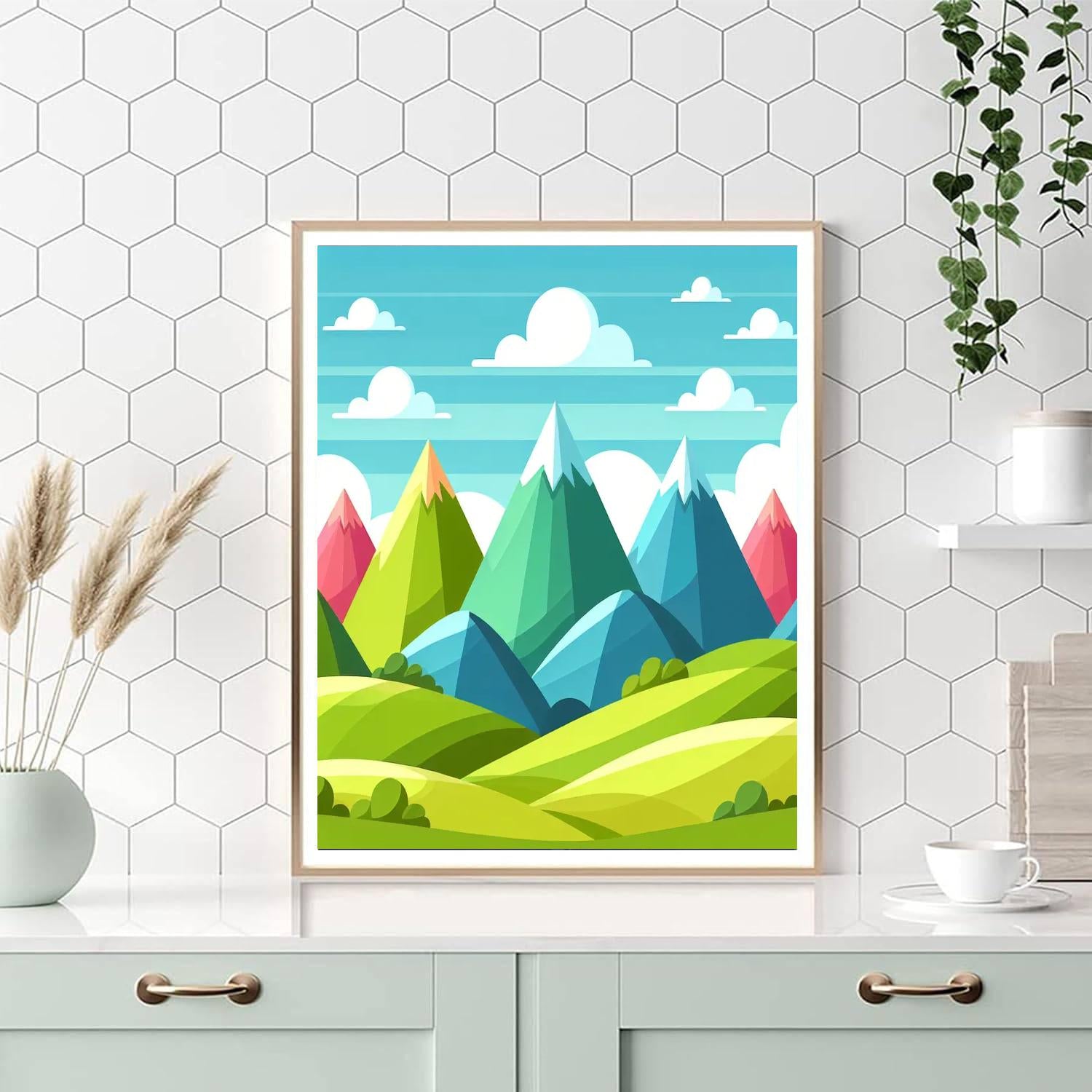 Mystic Mountain Numbered Painting Kits