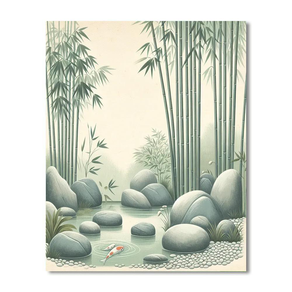 Serene Zen Garden Path Paint By Numbers Art