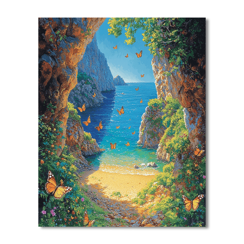 Butterfly Valley - Fethiye Painting Number Kit