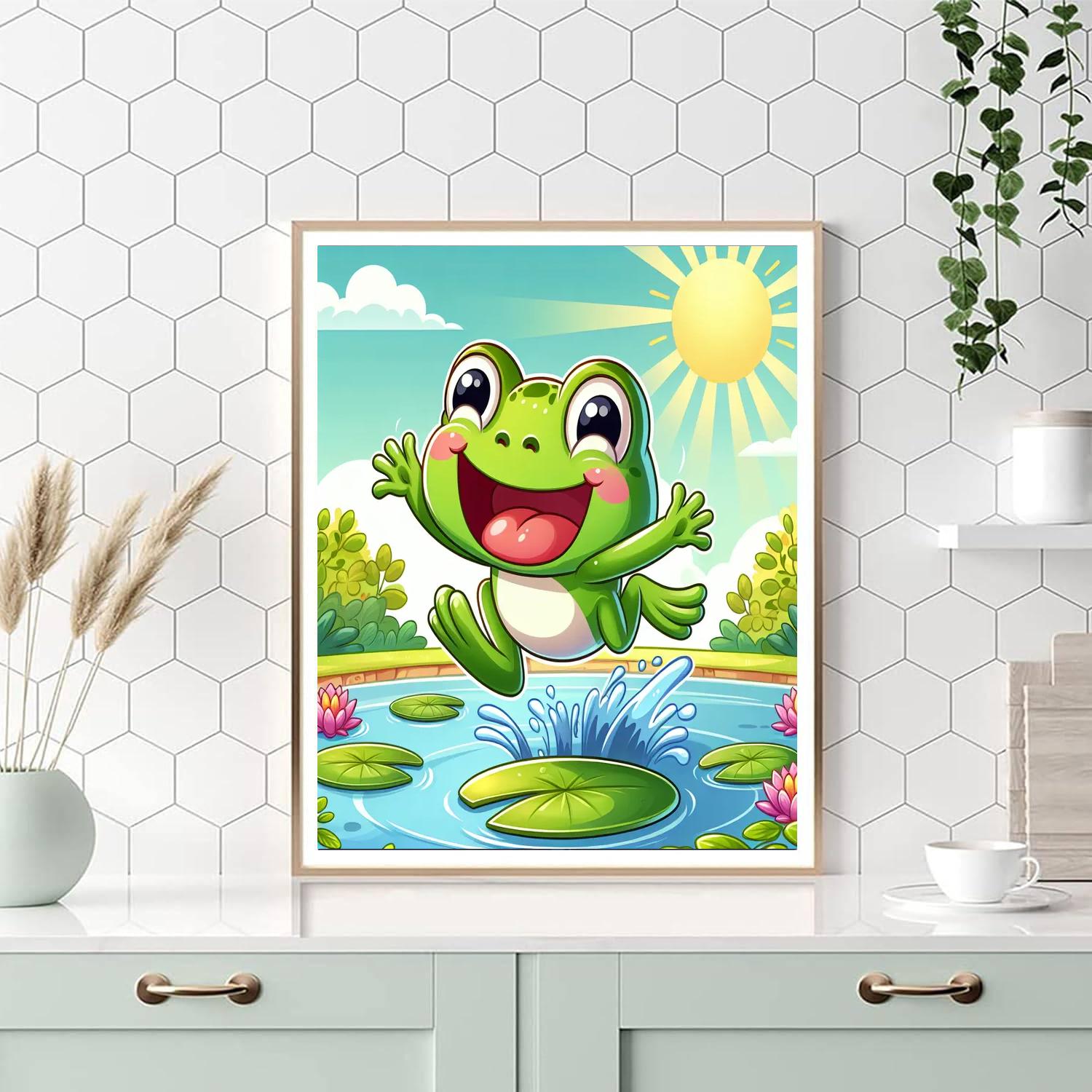 Hoppy Little Frog Numbered Painting Kits