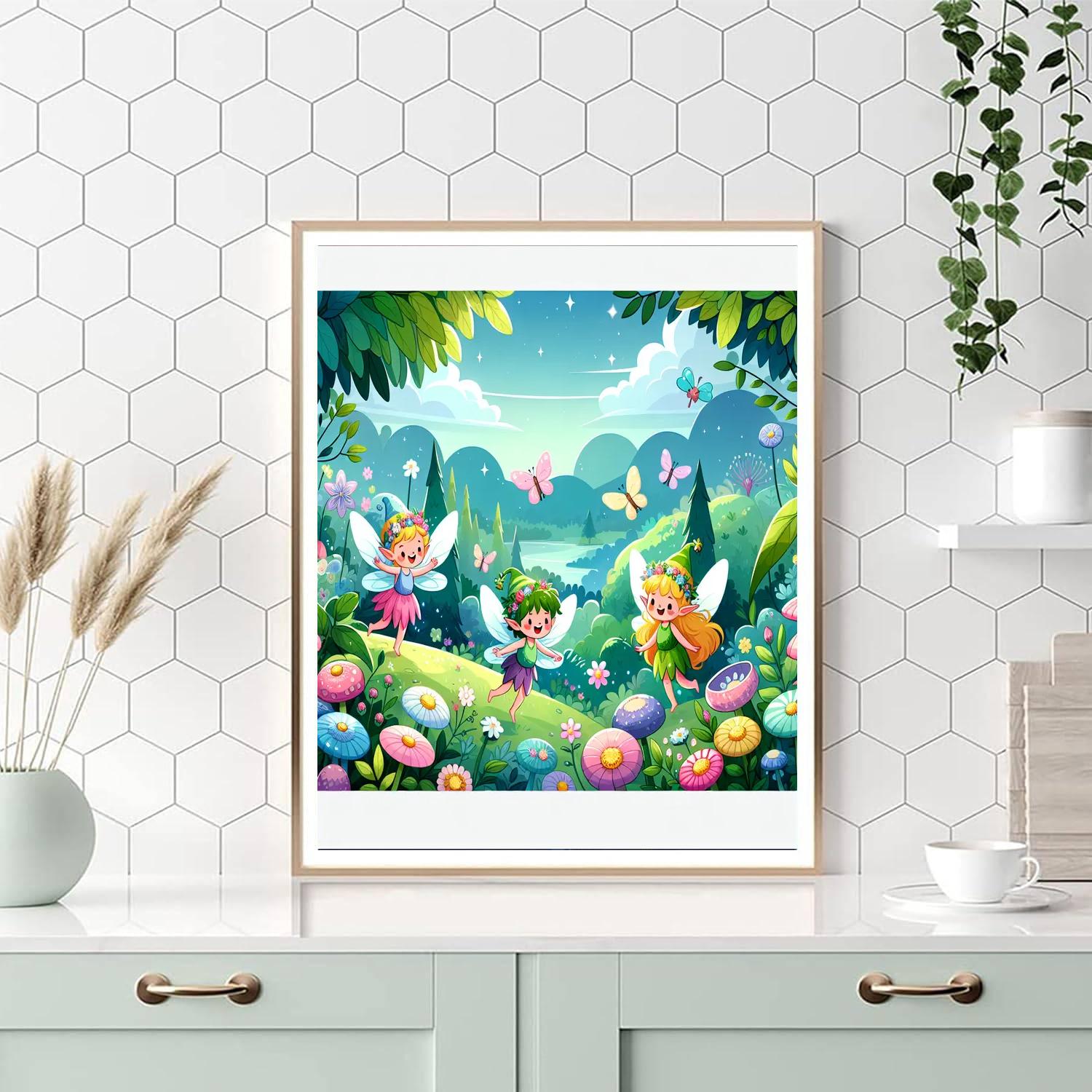 Charming Fairy Glen Paint By Numbers Art
