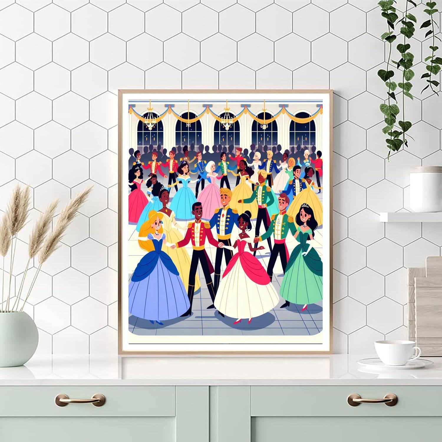 Royal Fairy Tale Ball Paint By Number