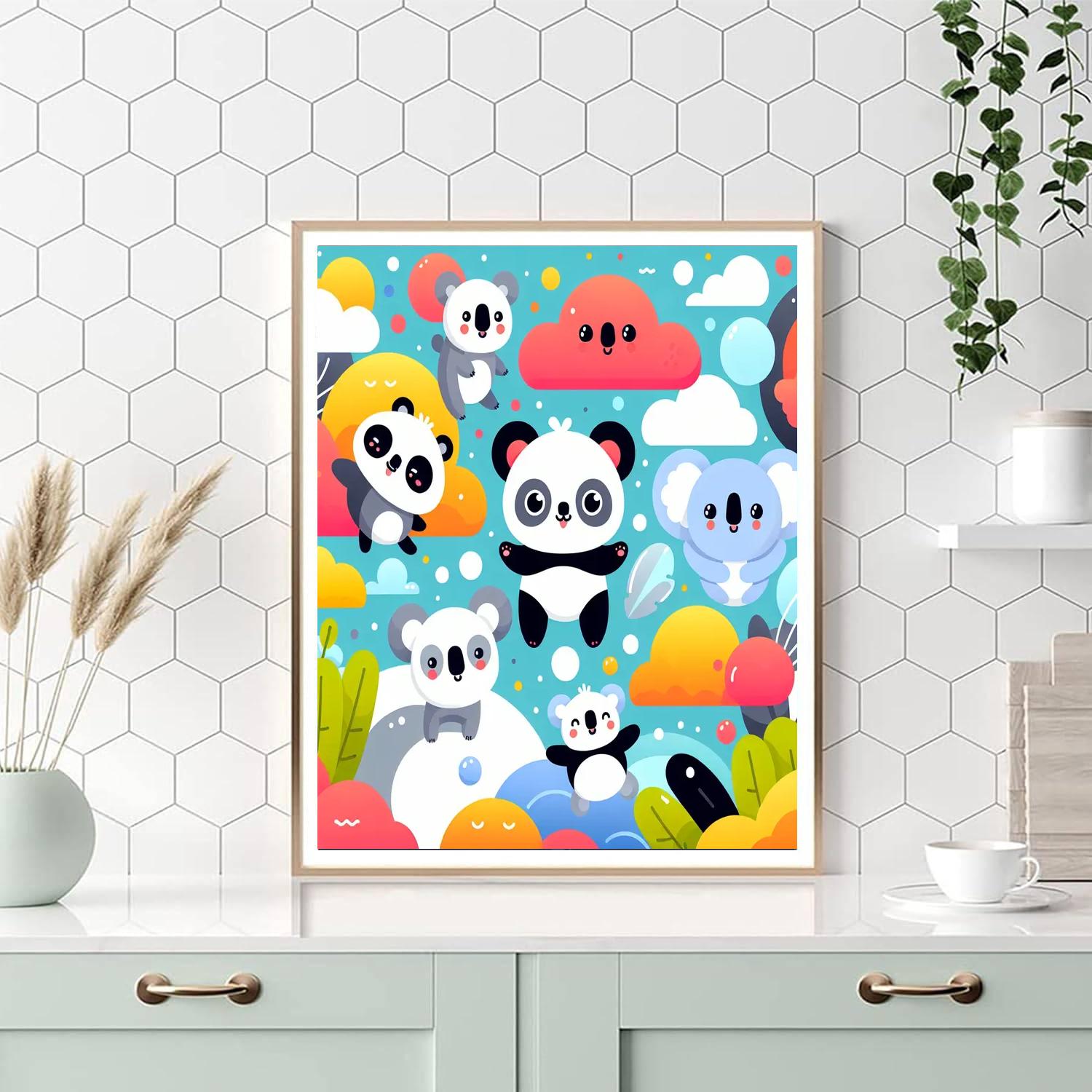 Bubblegum Sky Safari Painting By Numbers Kit