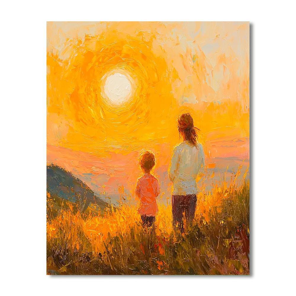 Sunlit Hopes Painting Number Kit