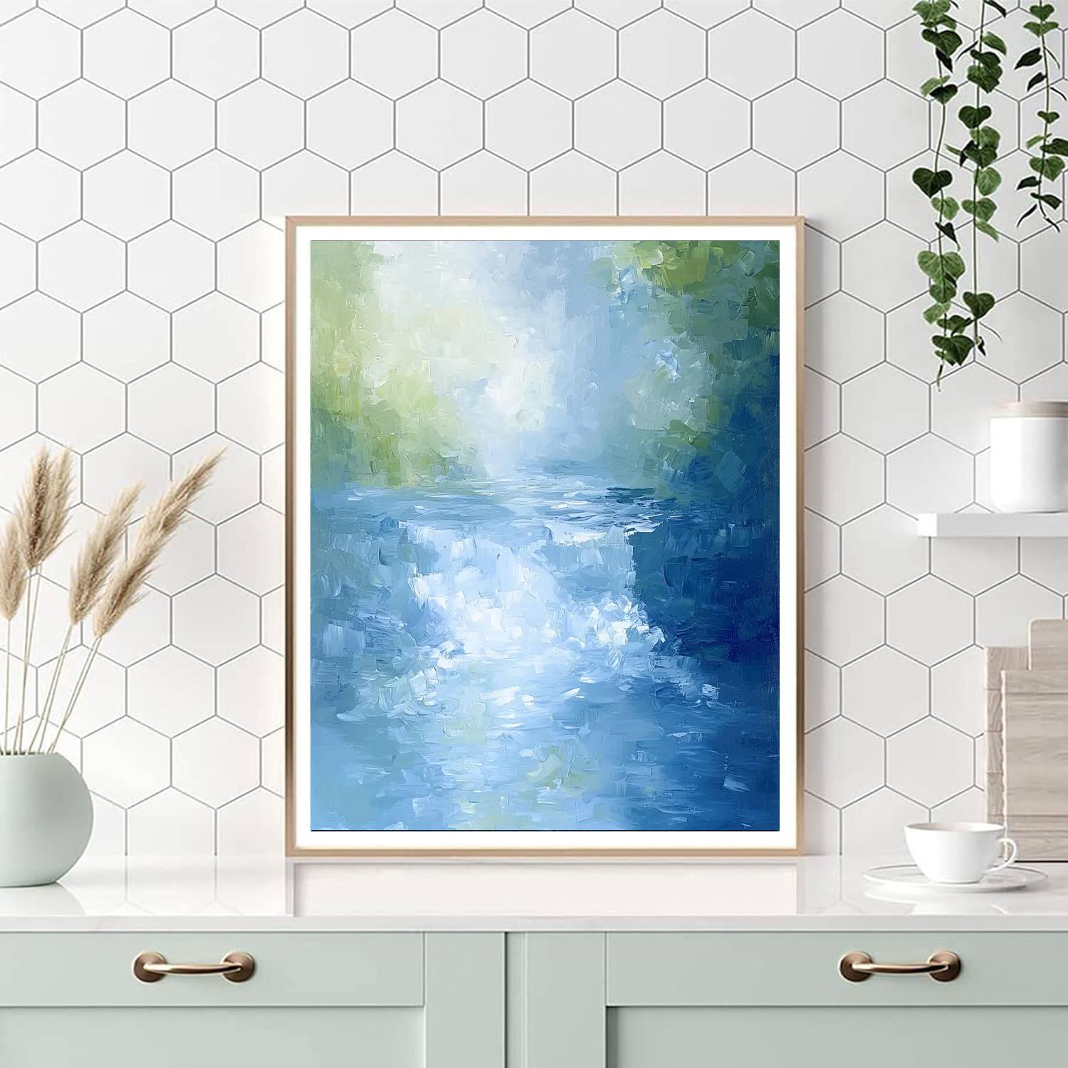 Paul Cézanne Inspired Tranquil Streams  Paint By Numbers Art