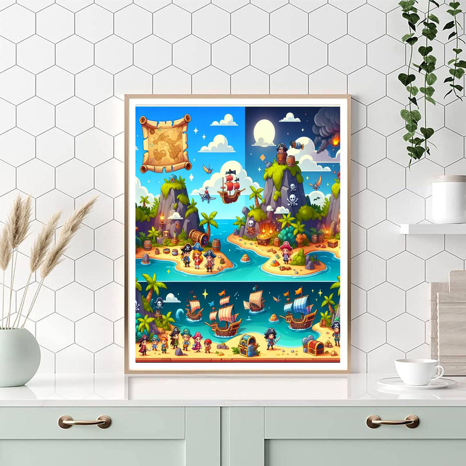 Island Of Adventure Numbered Painting Kits