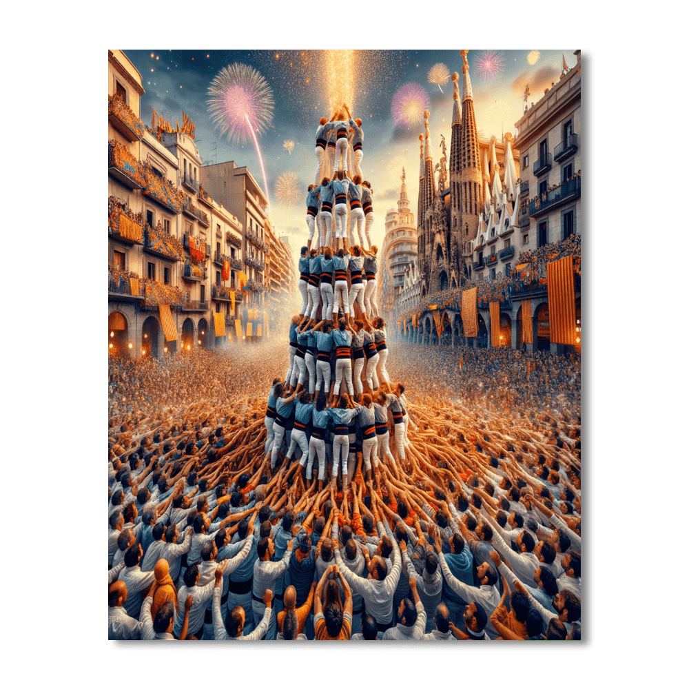 Fiesta De La Mercè - Spain Paint By Number