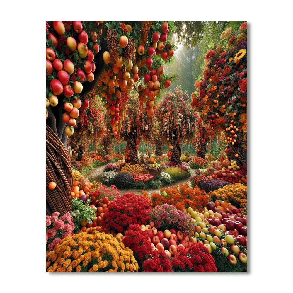 Floral Harvest Festival Paint By Number