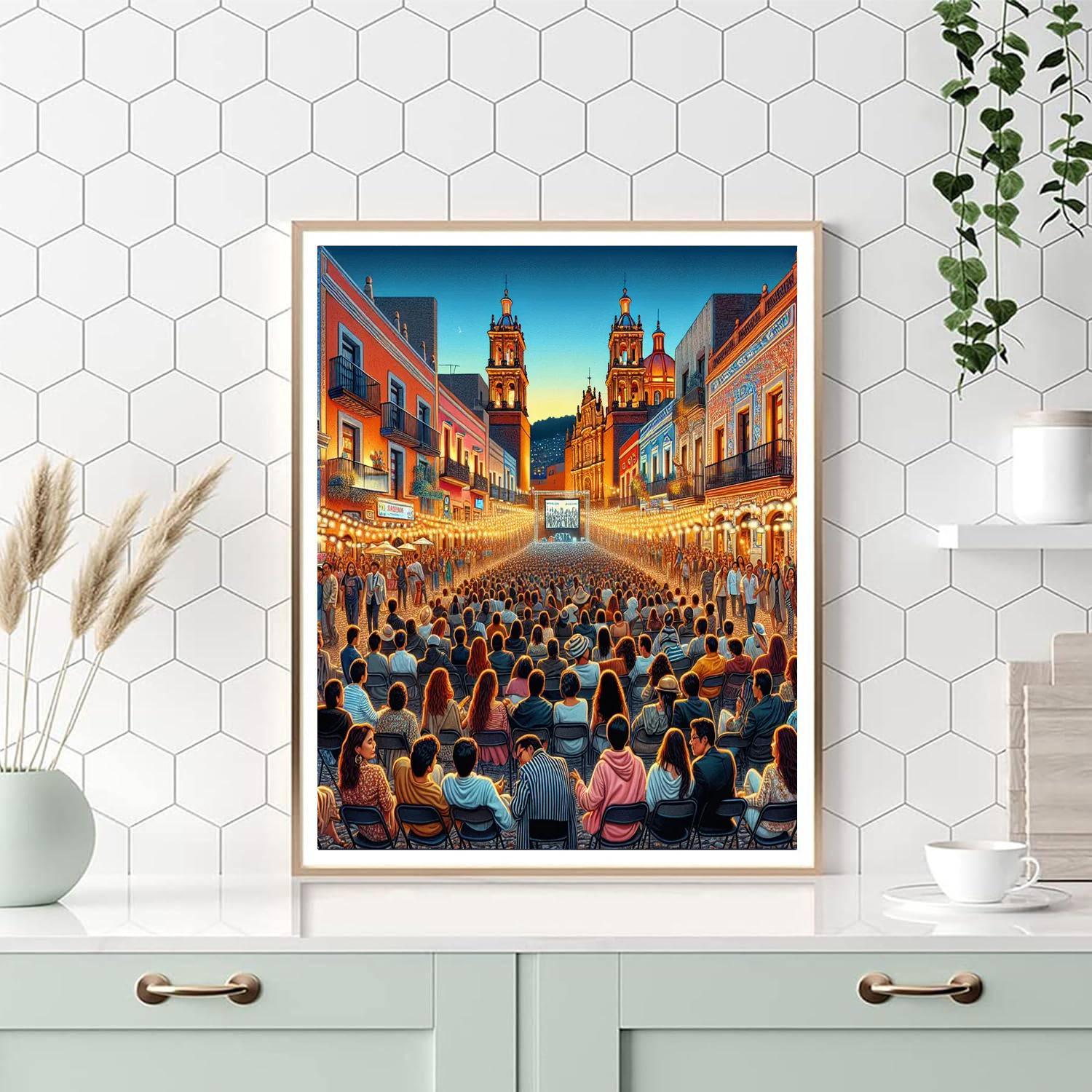 Festival Internacional De Cine De Guanajuato - Mexico Painting By Numbers Kit